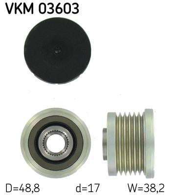 Polia do alternador SKF ref. VKM 03603